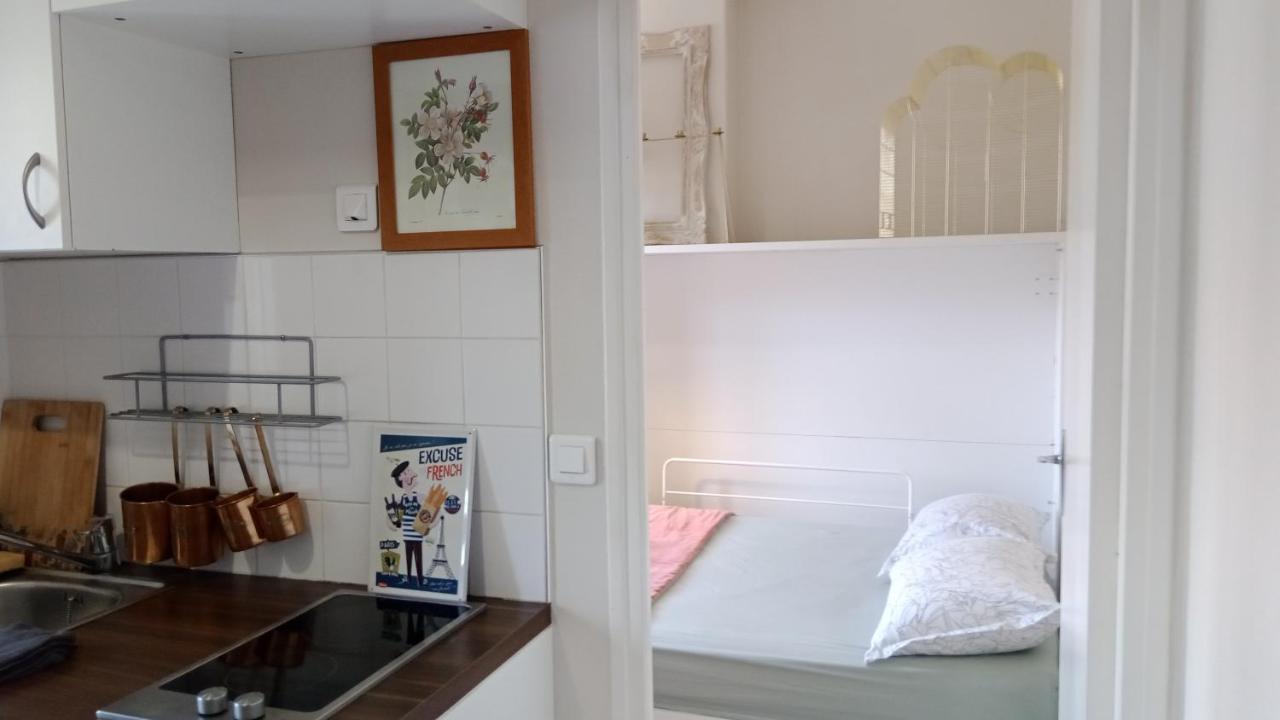 Paris Authentic House Small, Bright And Calm Studio Bagian luar foto